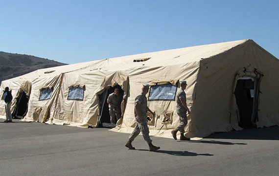 Camouflage Patrol Tent